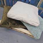 Upholstered Dog Bed - Various Colours/Patterns Large